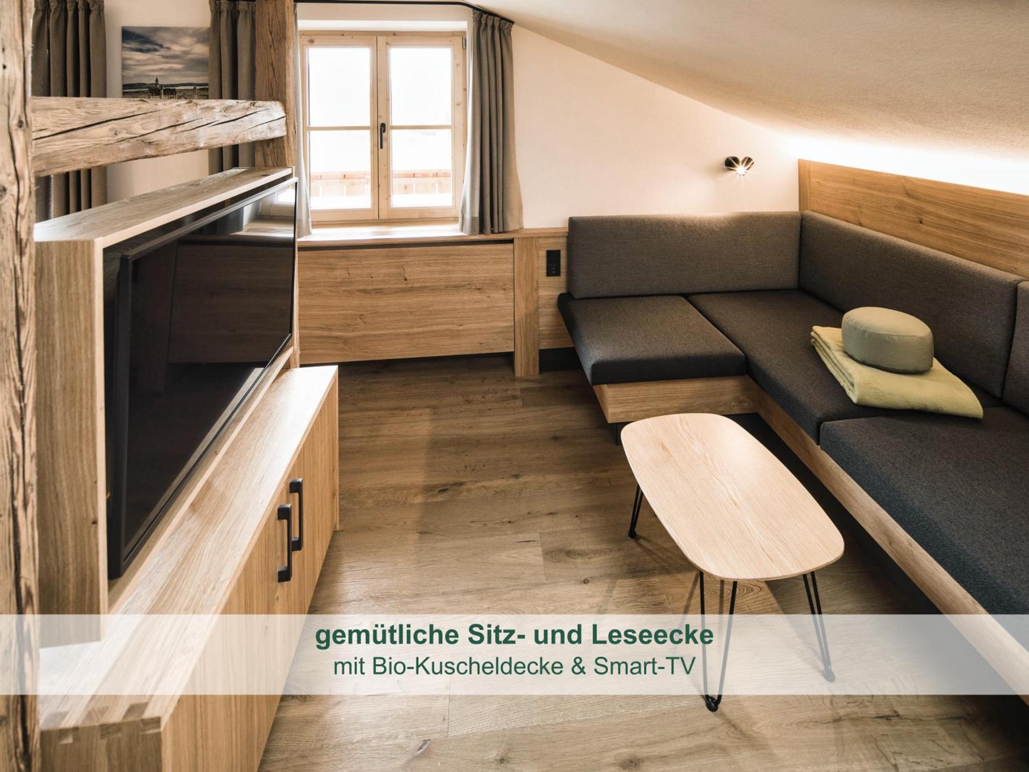Chalet - Ferienwohnungen - Biohof Stoeger - Panoramasuedbalkon - Grandiose Aussicht Auf See, Berge Und Schloss Neuschwanstein Rieden Eksteriør billede