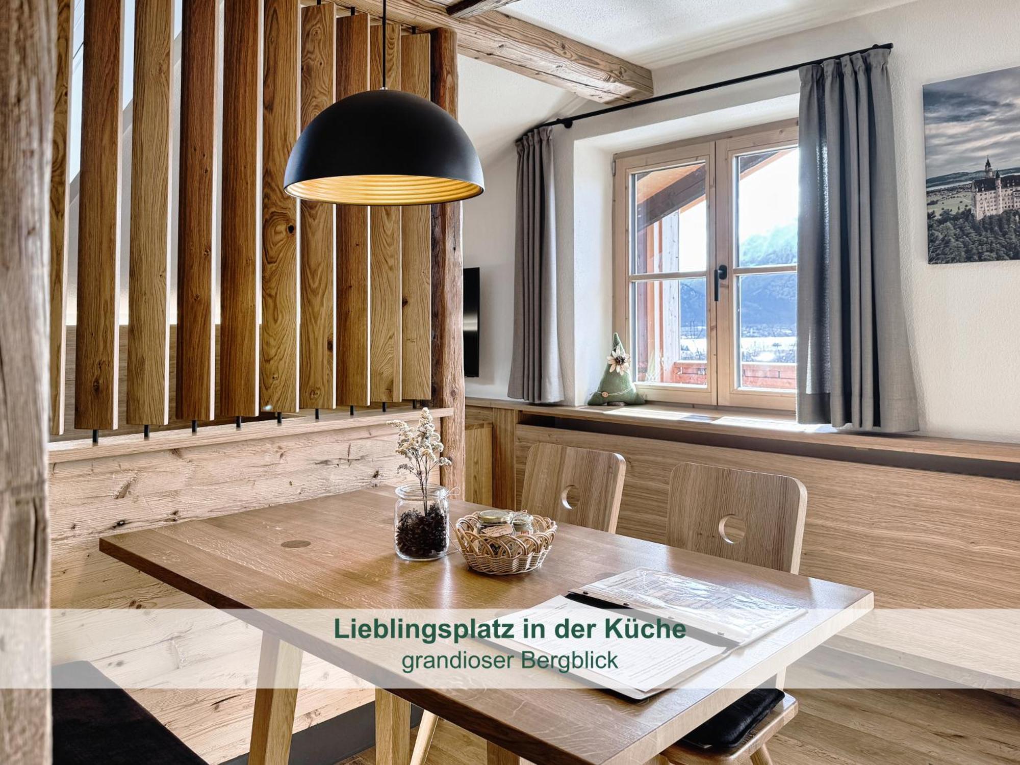 Chalet - Ferienwohnungen - Biohof Stoeger - Panoramasuedbalkon - Grandiose Aussicht Auf See, Berge Und Schloss Neuschwanstein Rieden Eksteriør billede
